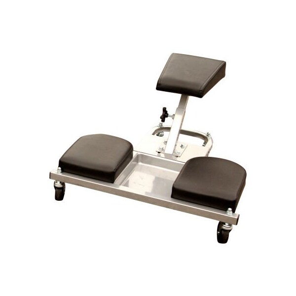 S And H Industries Keysco Knee Saver Work Seat W/Tool Tray, Steel, 23"W x 22"D x 12"H, 300Lbs Capacity 78032 - main